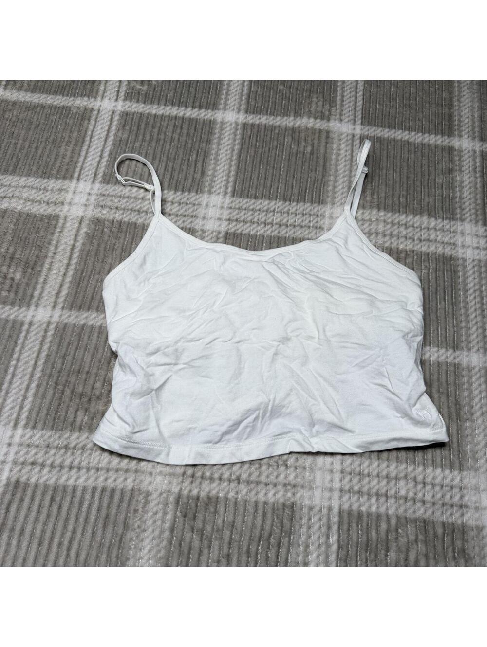 Victoria's Secret Women's White Vests-tanks-cami